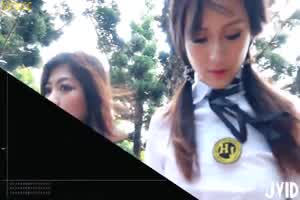 【JVID】台湾双女大战-全裸无遮黑丝袜露出缠绵  背景图片