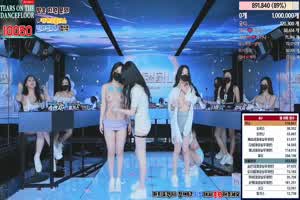 韩国女团裸舞脱衣舞游戏比拼惩罚肤白貌美大长腿奶子圆润第五季  背景图片