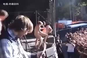 门事件 cumshots夸脱音乐节舞台放飞自我  背景图片