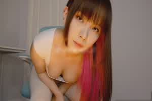 yunatamago 性感网红假屌自慰诱惑  背景图片