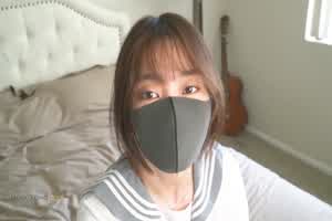 【玩偶姐姐】高校服诱惑  背景图片