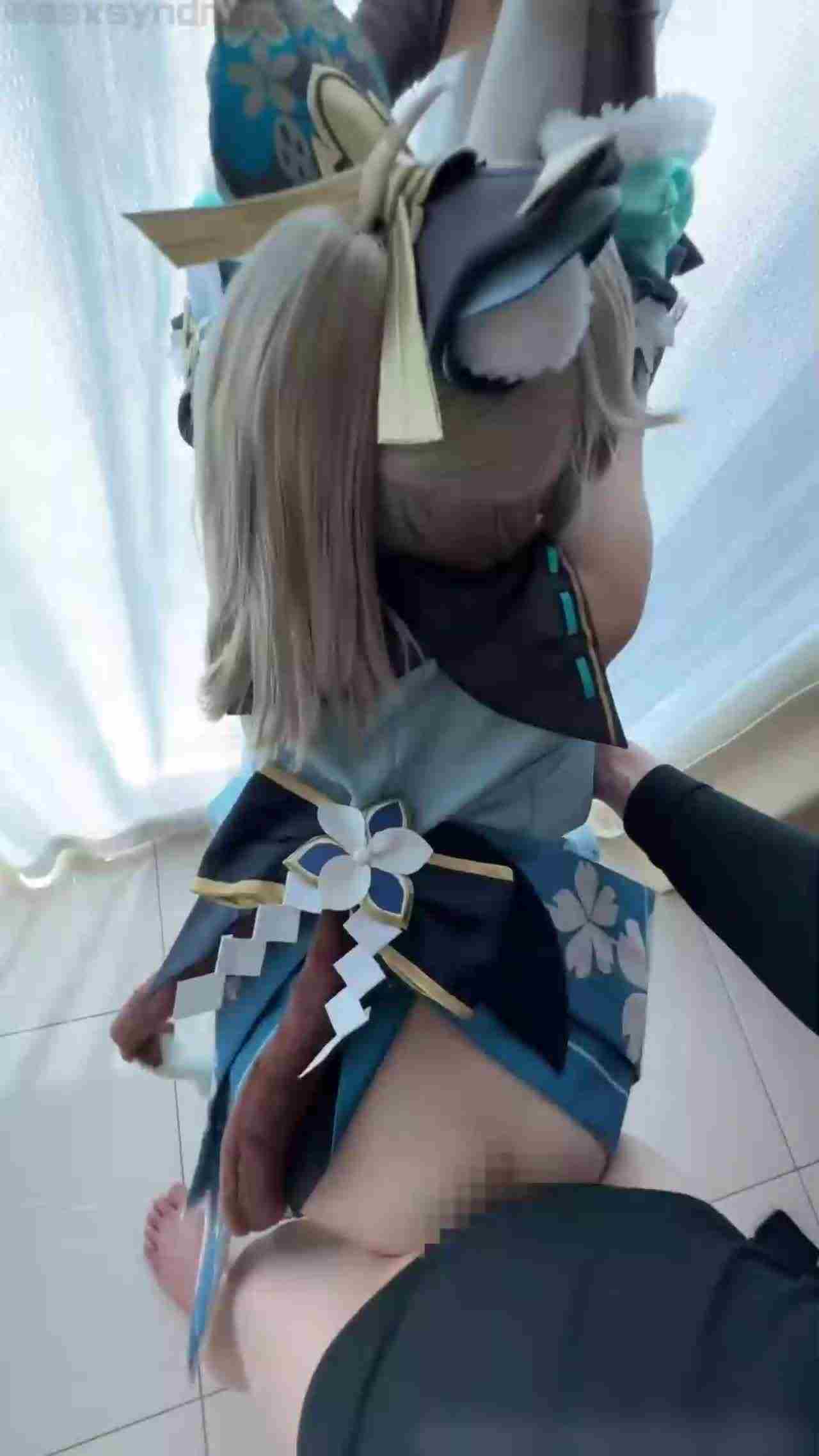  高质量coser 拍完照顺便用身体付钱 的剧照3