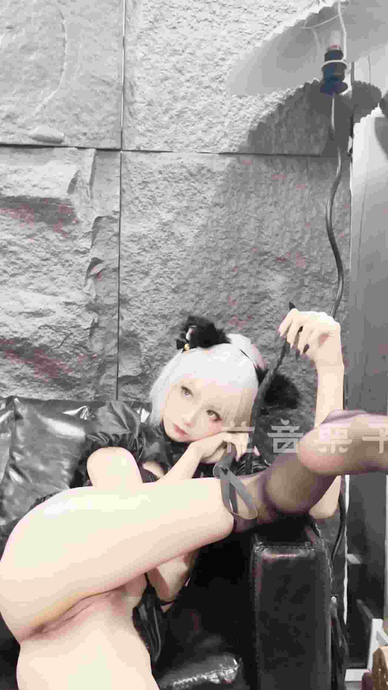  暗黑系cos女神金鱼kinngyo 花音栗子 - 迷路的黑猫 高清版沁凉写真！！！ 的剧照9